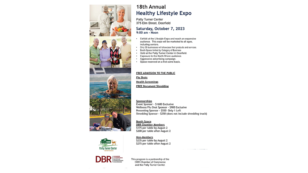 18th Annual Healthy Lifestyle Expo at Patty Turner Center in Deerfield